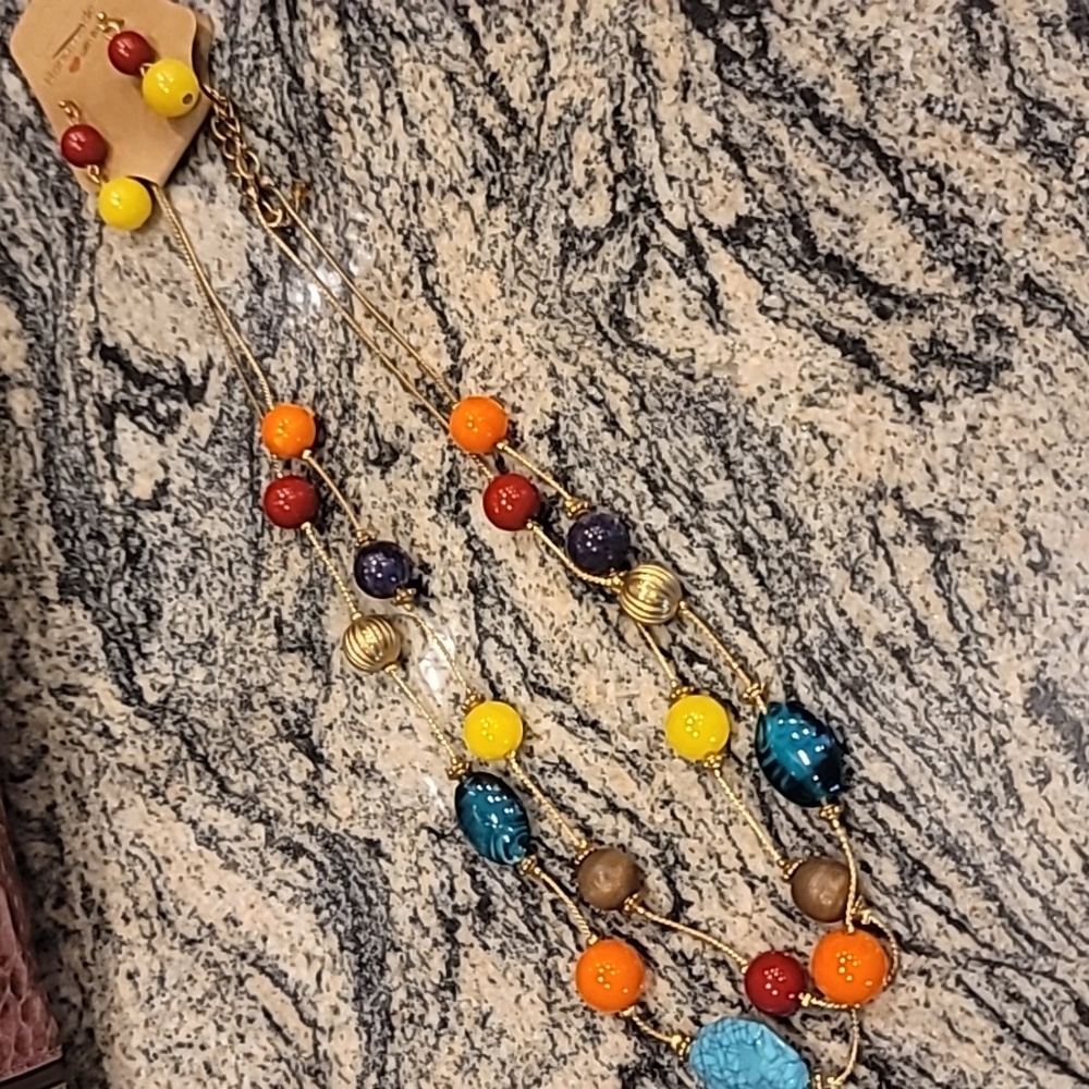 NWT Earrings and Nevklace Set
